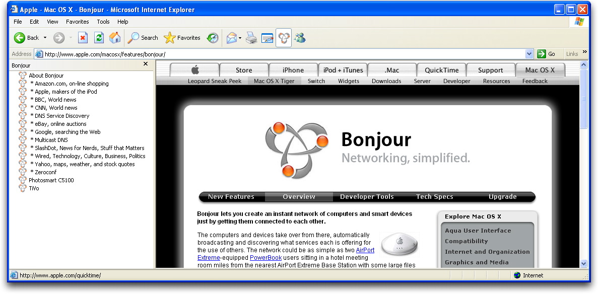 download bonjour browser mac